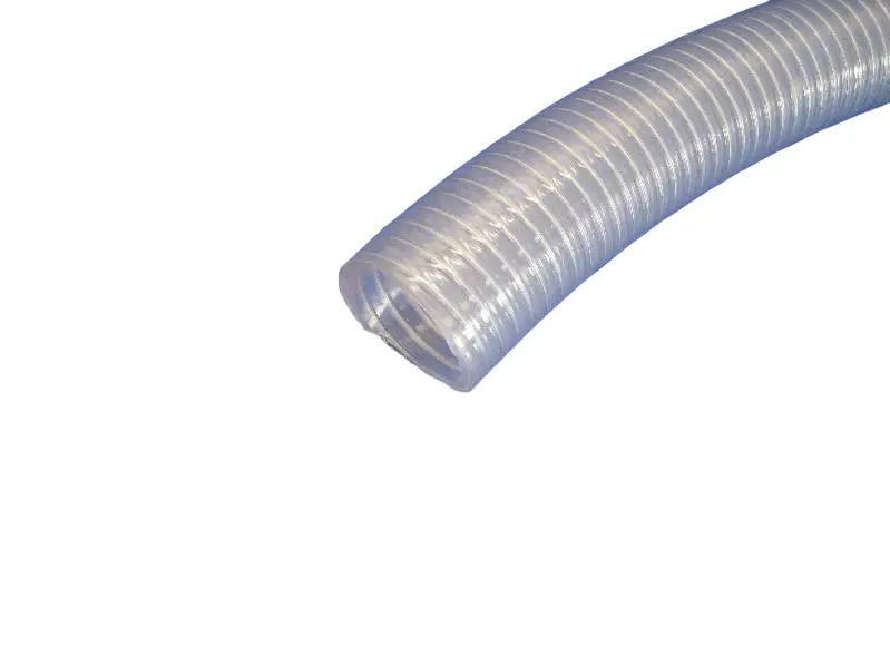 Clear Wire Reinforced Pvc Hose - 1.5"