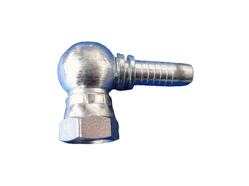 Hydraulic Hose Insert - 1/2" Bsp Female X 1/2" Insert 90 Degree Compact