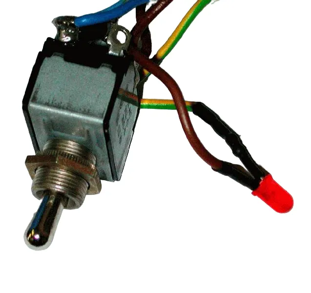 Diversion valve switch and diode type controller with red and black wires
