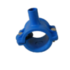Blue moulded straight entry bracket 2 inch x 3/4 inch
