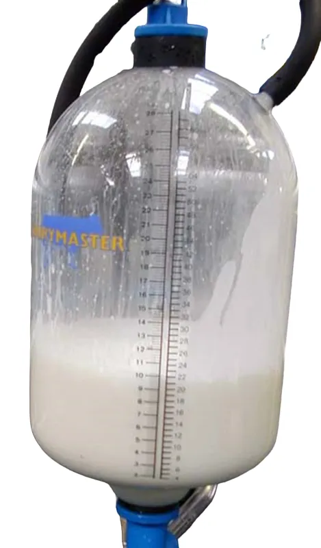 7 gallon glass recording jar with metal fittings