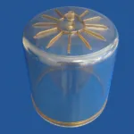20L sanitary trap barrel with blue base