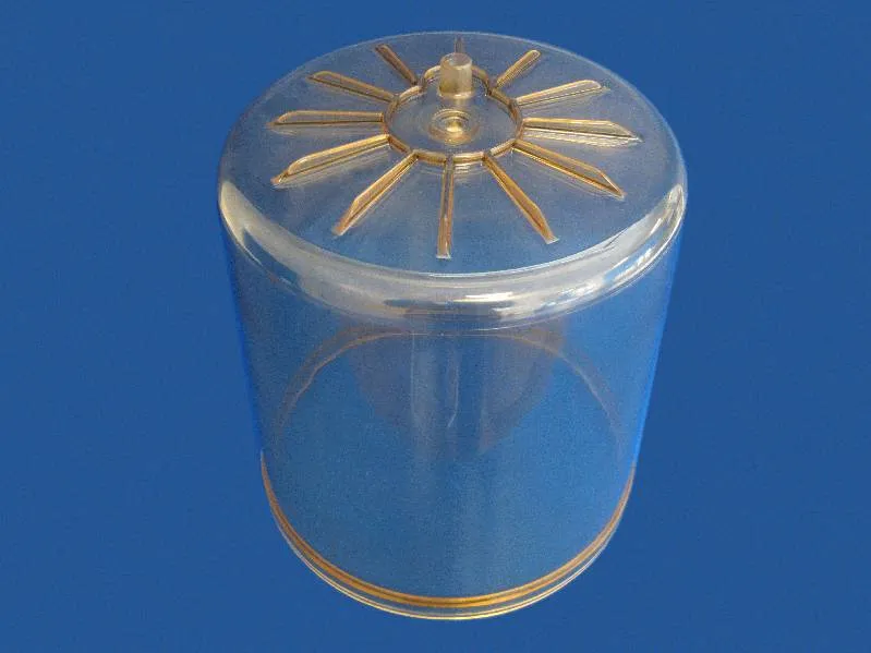 20L sanitary trap barrel with blue base