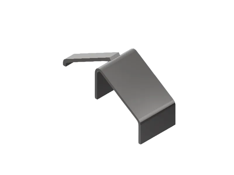 Yard scraper changeover plate metal part