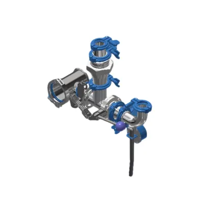 Swiftcool tank 3-way wash milk collection valve 1.5 inch with left-hand control