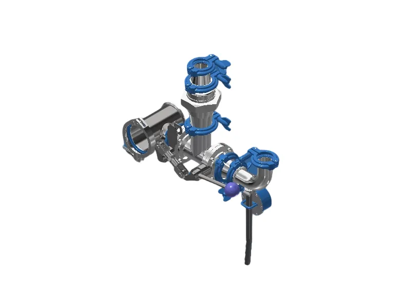 Swiftcool tank 3-way wash milk collection valve 1.5 inch with left-hand control